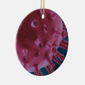 Corona Virus Microbiology Keramisch Ornament (Rechts)
