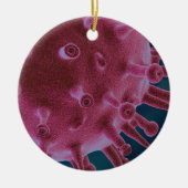 Corona Virus Microbiology Keramisch Ornament (Voorkant)