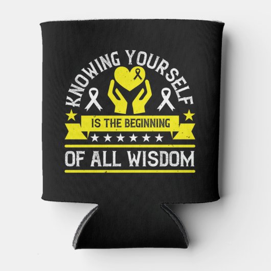 Corona Virus Mindfulness Design Blikjeskoeler (Voorkant)