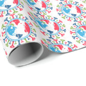 Corona Virus Pandemic World Cadeaupapier (Rol Hoek)