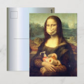 Corona Virus Portrait Briefkaart (Voorkant / Achterkant)