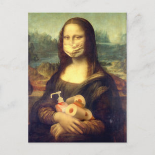 Corona Virus Portrait Briefkaart