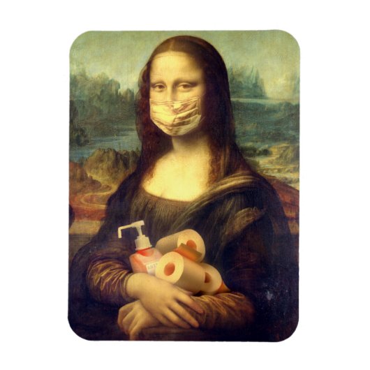 Corona Virus Portrait Magneet (Verticaal)