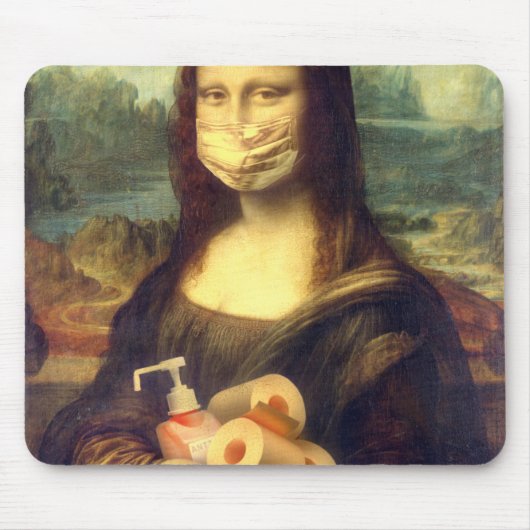 Corona Virus Portrait Muismat (Voorkant)