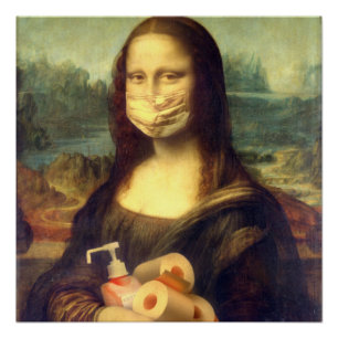 Corona Virus Portrait Perfect Poster