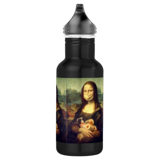 Corona Virus Portrait Waterfles (Rechts)