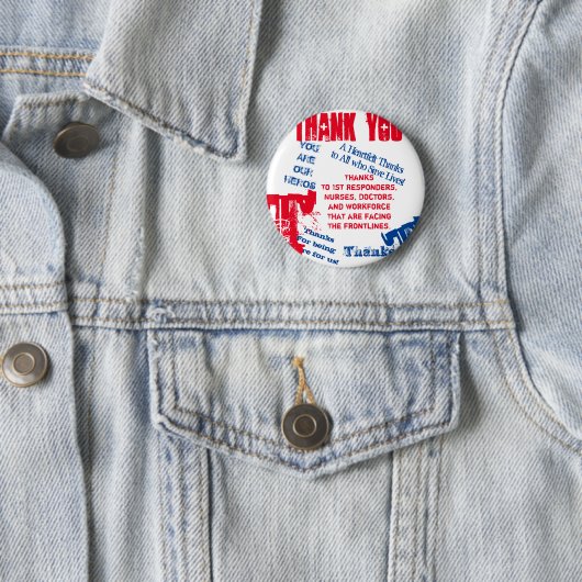 CORONA VIRUS RONDE BUTTON 5,7 CM (In situ)