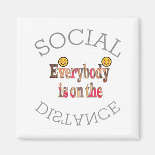 Corona Virus Social Distance (Sociale Afstand van Magneet