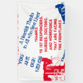 CORONA VIRUS SPANDOEK (Verticaal)