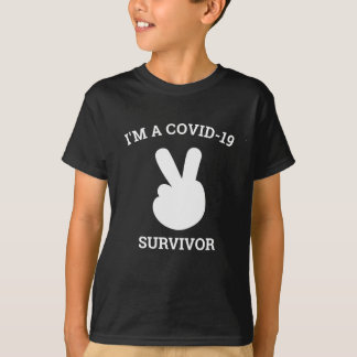 Corona Virus Survivor Peace Sign T-shirt