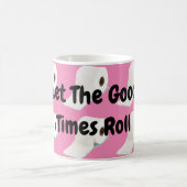 Corona Virus Toilet Roll Pink Koffiemok (Center)