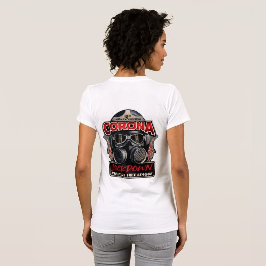 Corona Womens t T-shirt (Achterkant volledig)