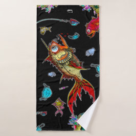 Corona Worries-strandservice Badhanddoek