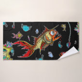 Corona Worries-strandservice Badhanddoek (Badhanddoek)