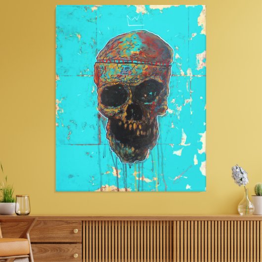 Coronada Mortalidad #1 Canvas Afdruk (Insitu (Woonkamer))