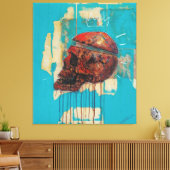 "Coronada Mortalidad #2" Canvas Afdruk (Insitu (Woonkamer))