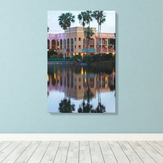 Coronada Springs Reflections Canvas Afdruk (Insitu (Houten vloer))