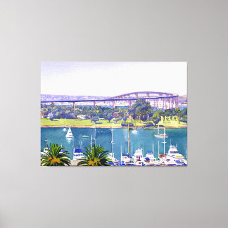 Coronado Bay Bridge Canvas Afdruk