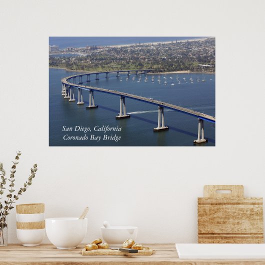 Coronado Bay Bridge Poster (Keuken)