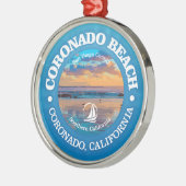 Coronado Beach (C) Metalen Ornament (Links)