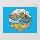 Coronado Beach California  Briefkaart (Voorkant)