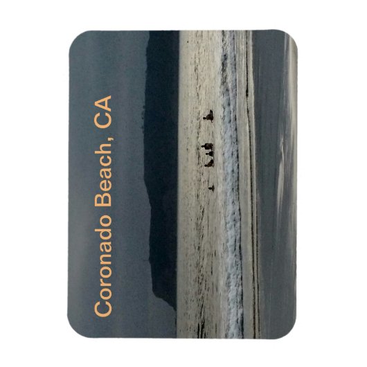 Coronado Beach California fotomagneet Magneet (Verticaal)