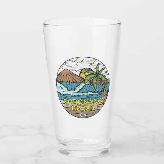 Coronado Beach California  Glas (Voorkant)