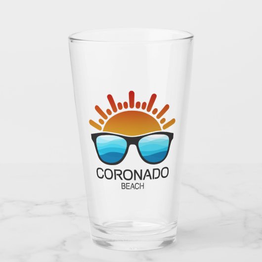 Coronado Beach California Sunglasses Glas (Voorkant)
