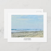Coronado Beach California Waterverf Print Briefkaart (Voorkant / Achterkant)