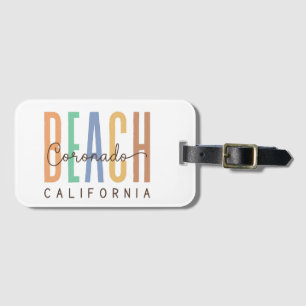 Coronado Beach, Californië (zand) Bagagelabel