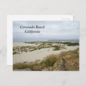 Coronado Beach in Californië Briefkaart (Voorkant / Achterkant)
