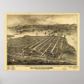 Coronado Beach San Diego California (1880) Poster (Voorkant)