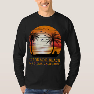 Coronado Beach San Diego California  Sunset T-shirt