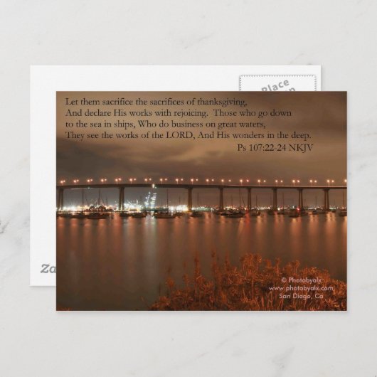 Coronado Bridge Briefkaart (Voorkant / Achterkant)