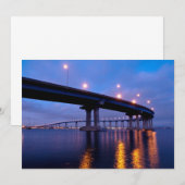 Coronado Bridge in Dusk Bedankkaart (Voorkant / Achterkant)