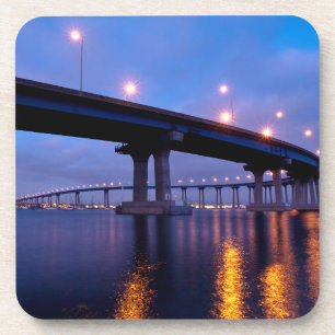 Coronado Bridge in Dusk Bier Onderzetter