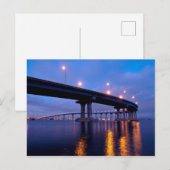 Coronado Bridge in Dusk Briefkaart (Voorkant / Achterkant)