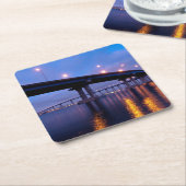 Coronado Bridge in Dusk Kartonnen Onderzetters (Schuin)