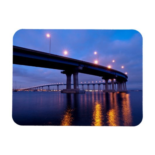 Coronado Bridge in Dusk Magneet (Horizontaal)