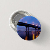 Coronado Bridge in Dusk Ronde Button 3,2 Cm (Voorkant /achterkant)