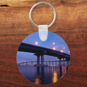 Coronado Bridge in Dusk Sleutelhanger (Voorkant)