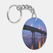 Coronado Bridge in Dusk Sleutelhanger (Voorkant Links)