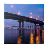 Coronado Bridge in Dusk Tegeltje (Voorkant)