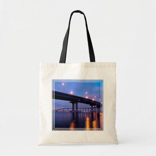 Coronado Bridge in Dusk Tote Bag (Voorkant)