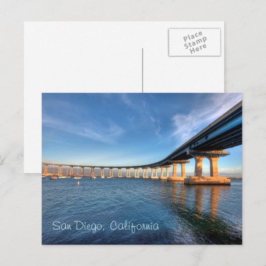 Coronado Bridge in het Briefkaart San Diego (Voorkant / Achterkant)