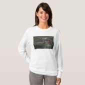Coronado, CA - Moonlit Uitzicht Hotel del Coronad T-shirt (Voorkant volledig)
