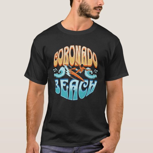 Coronado California T-shirt (Voorkant)
