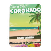 Coronado Californië strand reisposter Magneet (Verticaal)