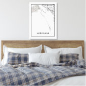 Coronado Kaart Canvas Afdruk (Insitu (Slaapkamer))
