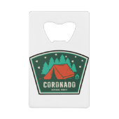 Coronado National Forest Camping Creditkaart Flessenopener (Voorkant)